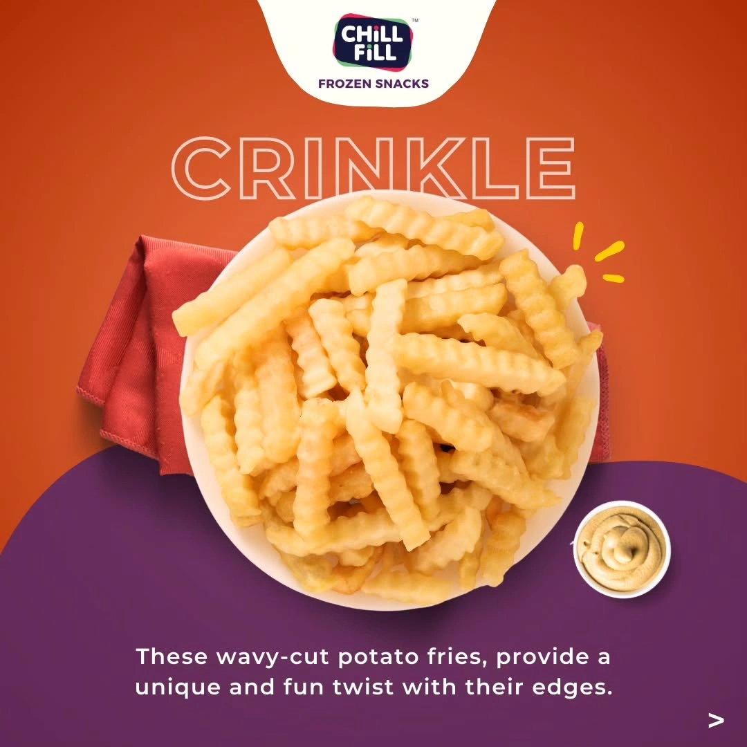 Frozen Crinkle Cut Fries