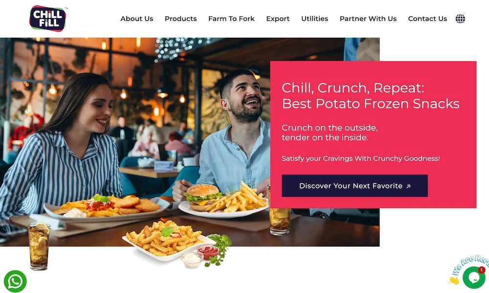 Frozen Potato Products Exporter to Maldives