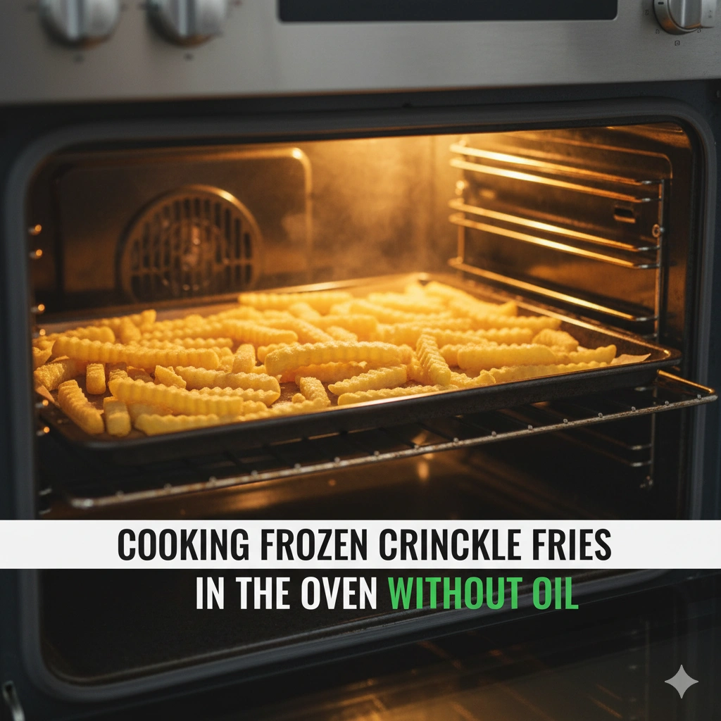 Cooking Frozen Crinkle Fries in the Oven Without Oil
