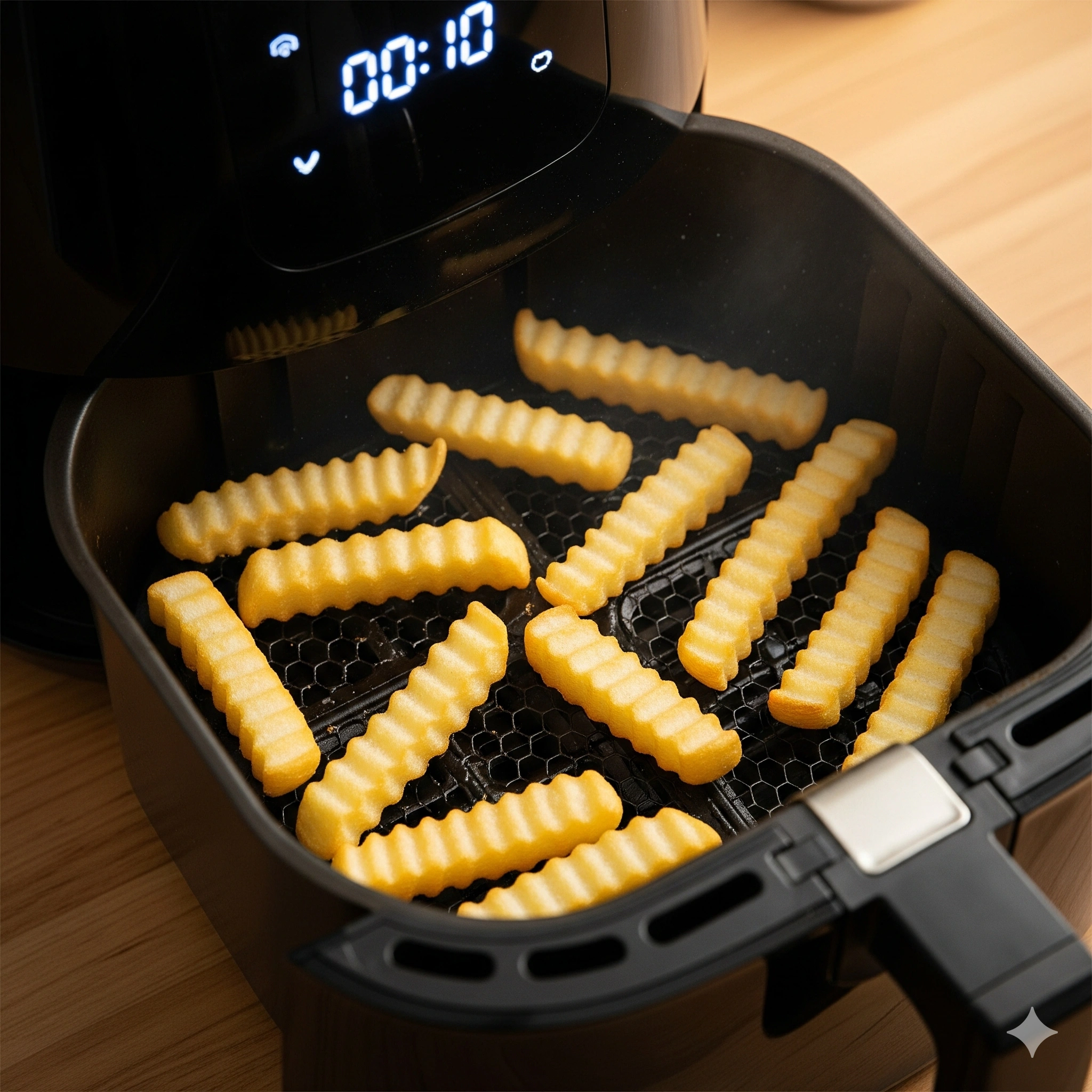 Oil-Free Cooking for Crinkle Fries