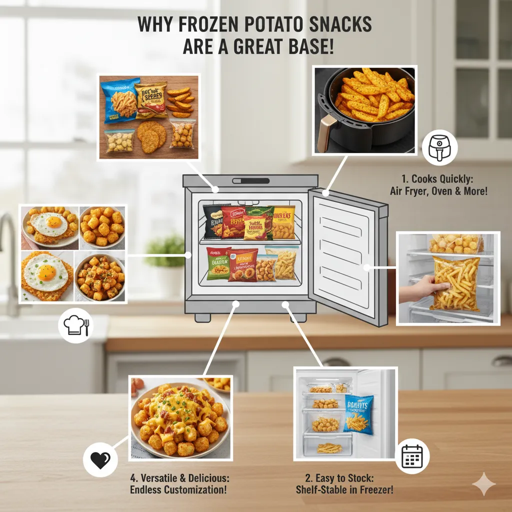 Why Frozen Potato Snacks Make a Great Base