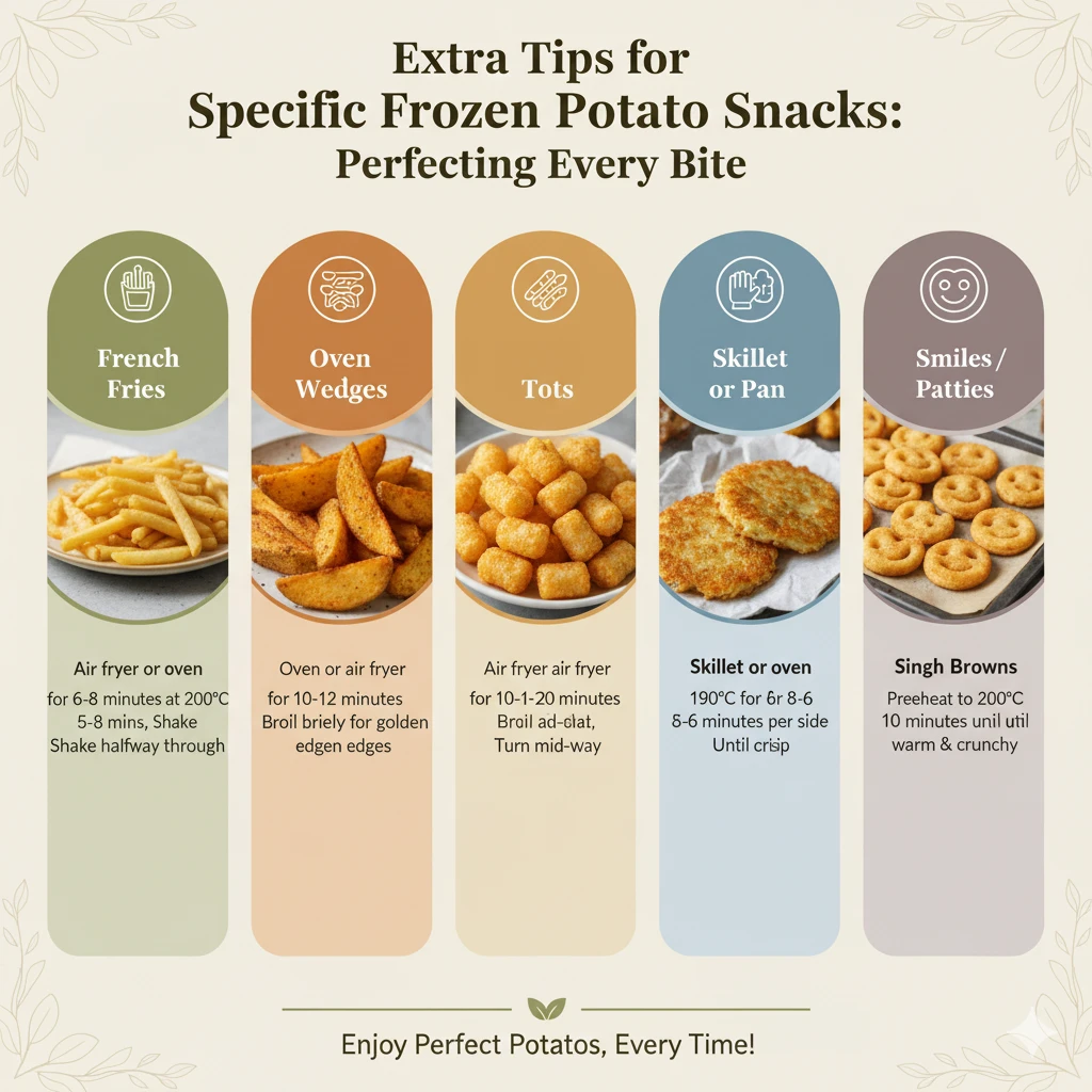 Extra Tips for Specific Frozen Potato Snacks