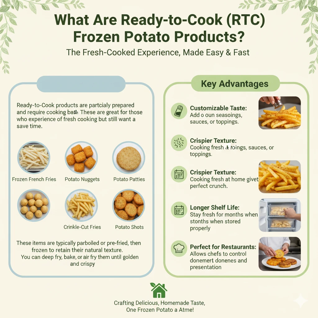 What Are Ready-to-Cook (RTC) Frozen Potato Products