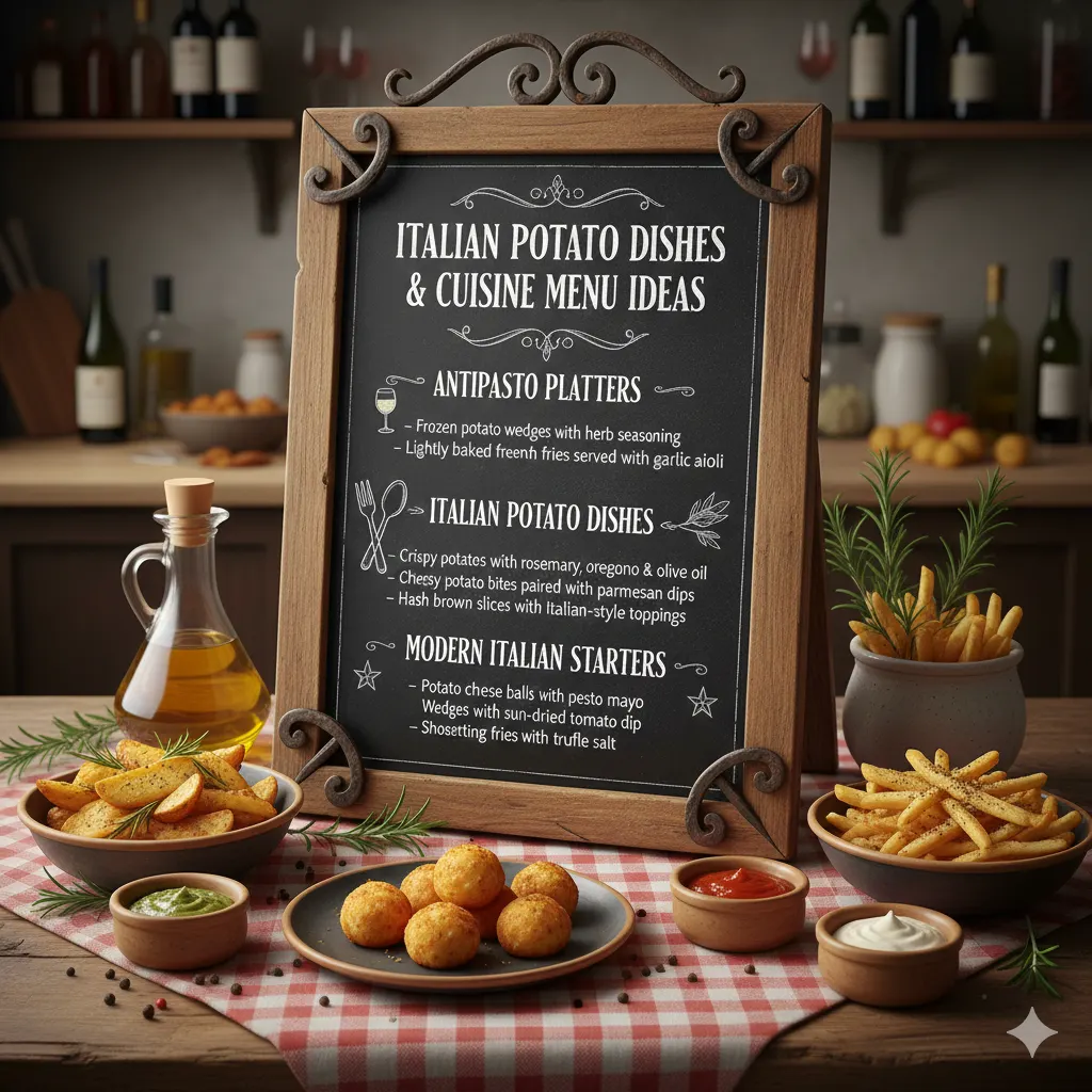 Italian Potato Dishes & Cuisine Menu Ideas