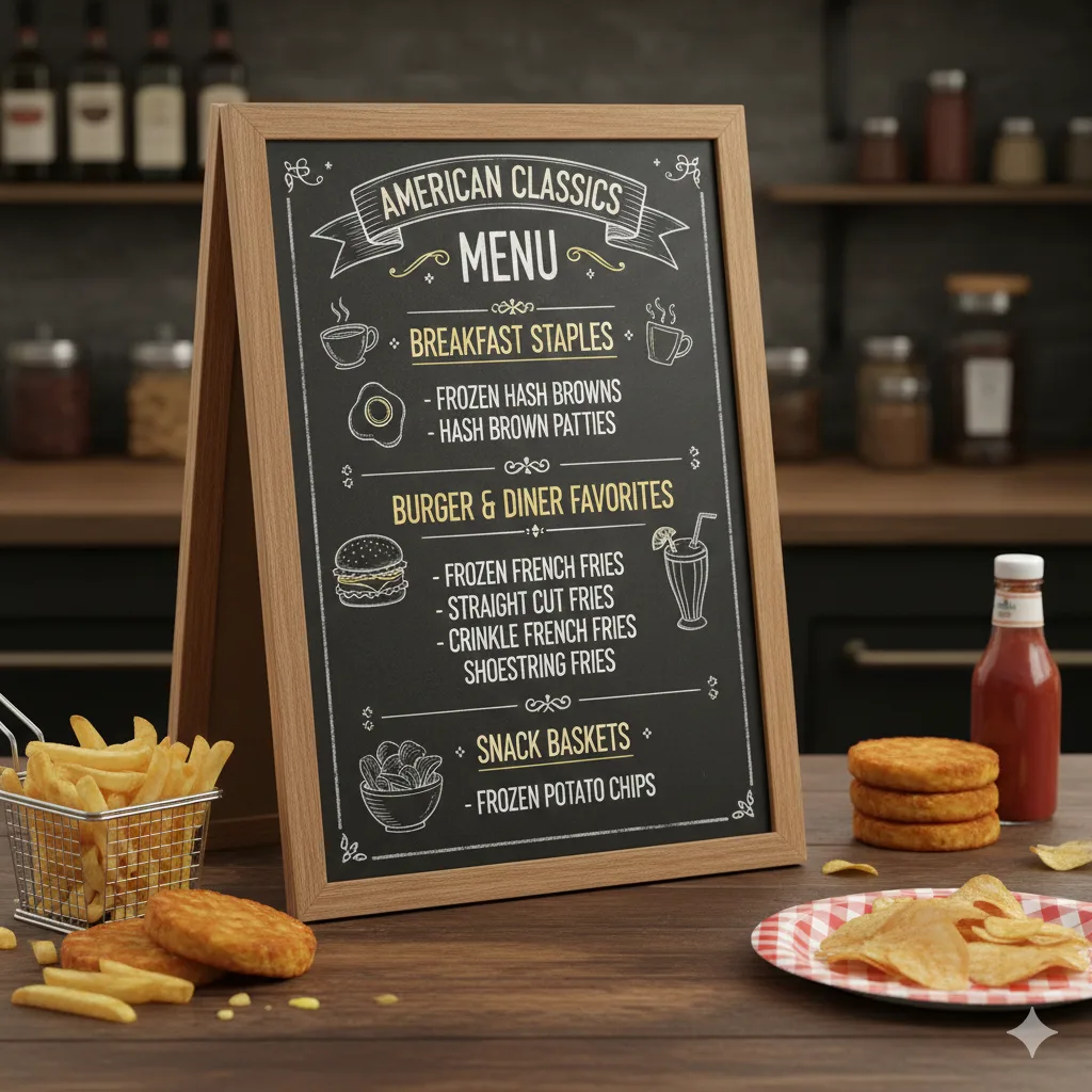 American Cuisine Menu Integration