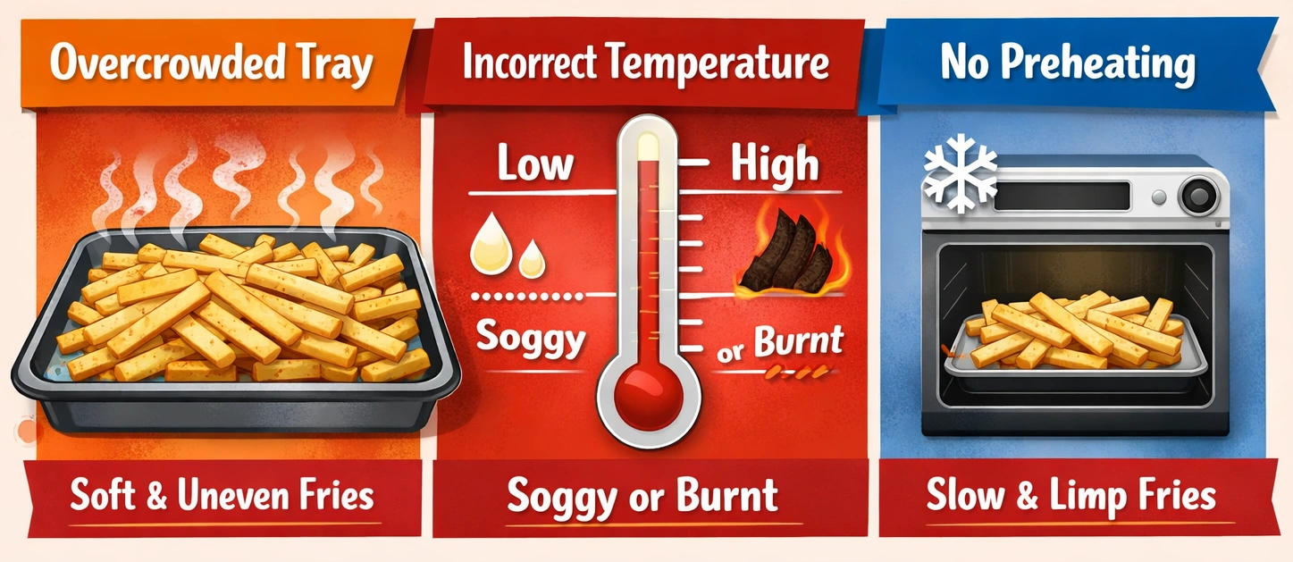 Common Cooking Mistakes That Ruin Frozen Fries