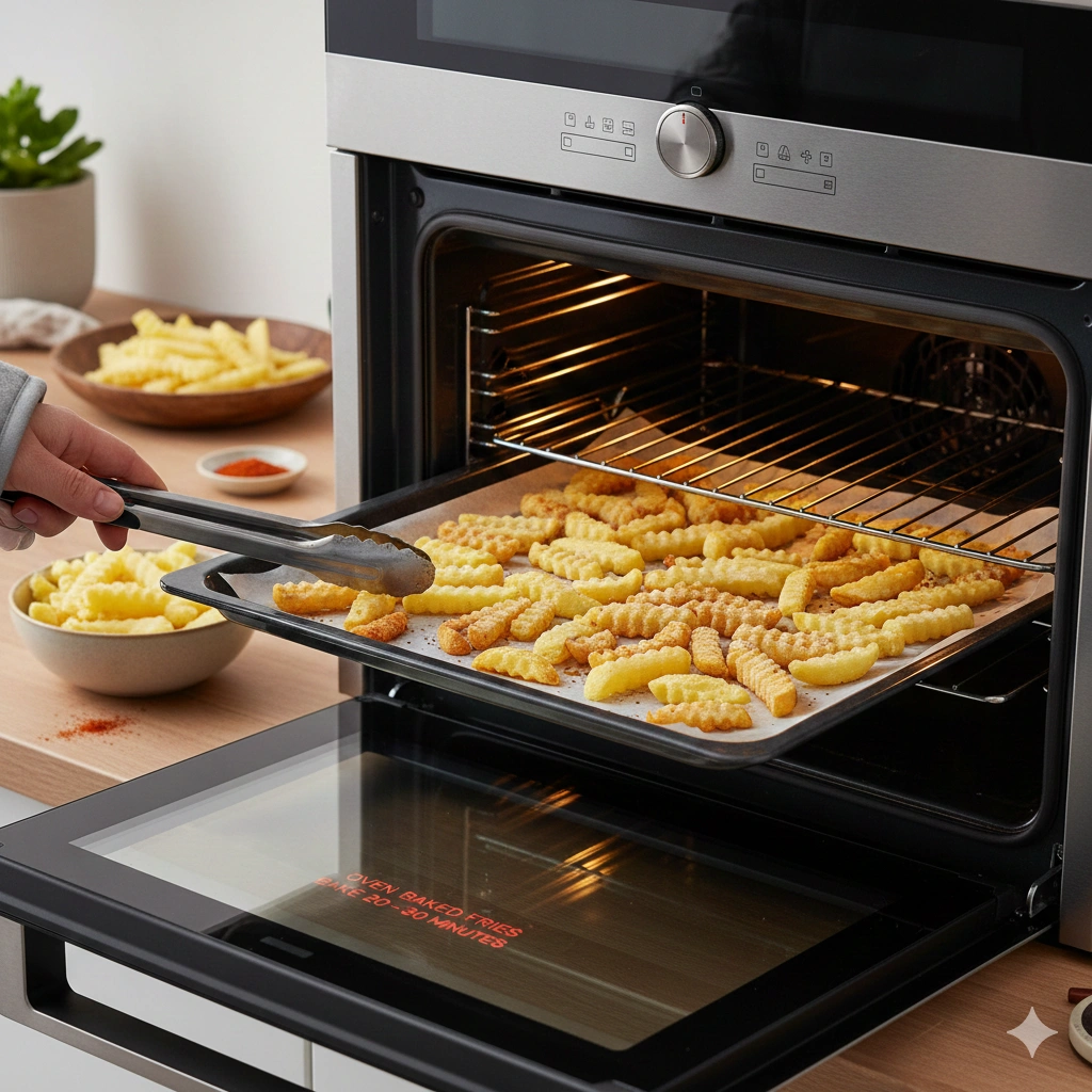 Cooking Frozen Fries in an Oven