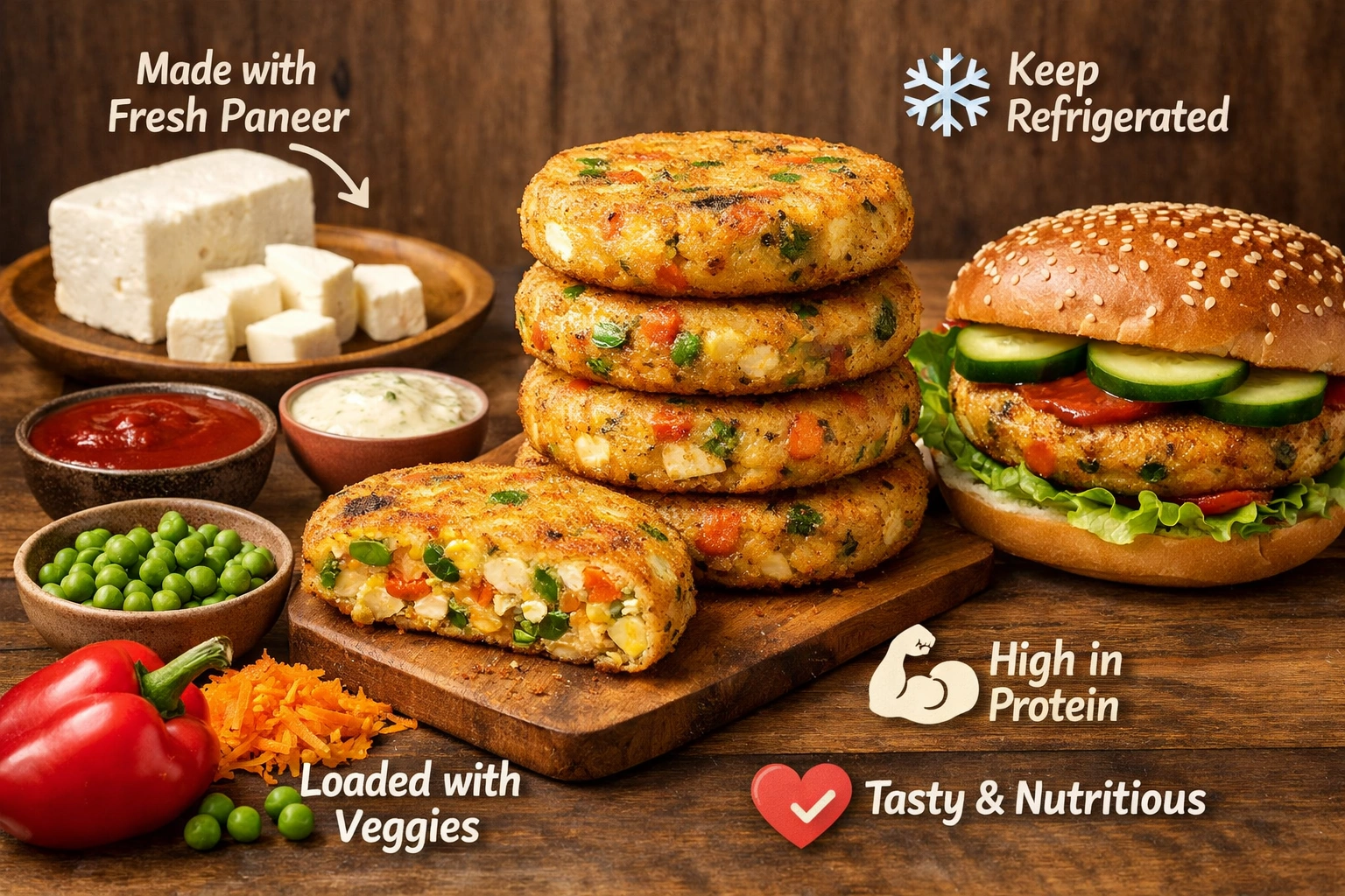 What Is a Paneer Veggie Patty