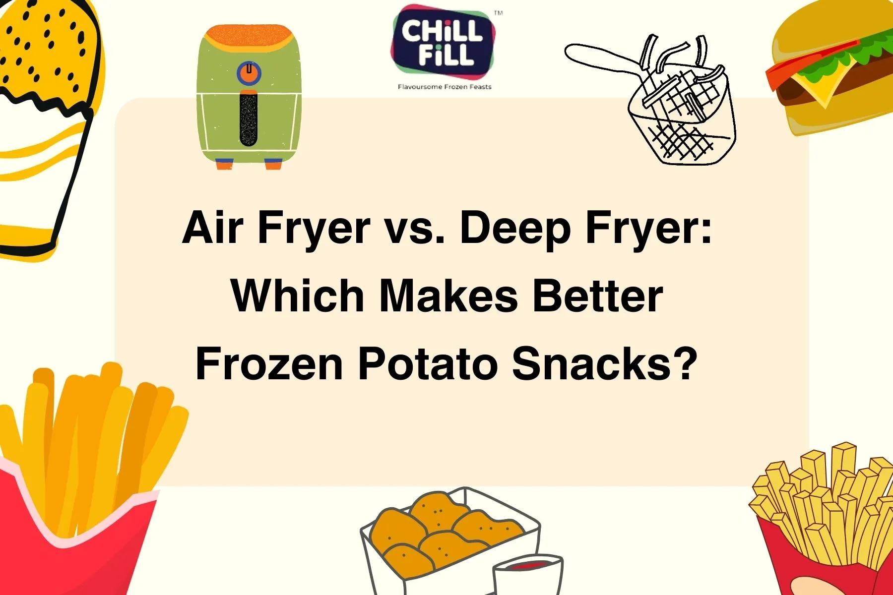 Air Fryer vs. Deep Fryer: Which Makes Better Frozen Potato Snacks?