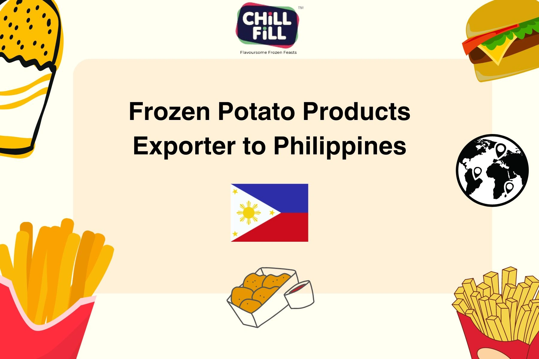 Frozen Potato Products Exporter to Philippines