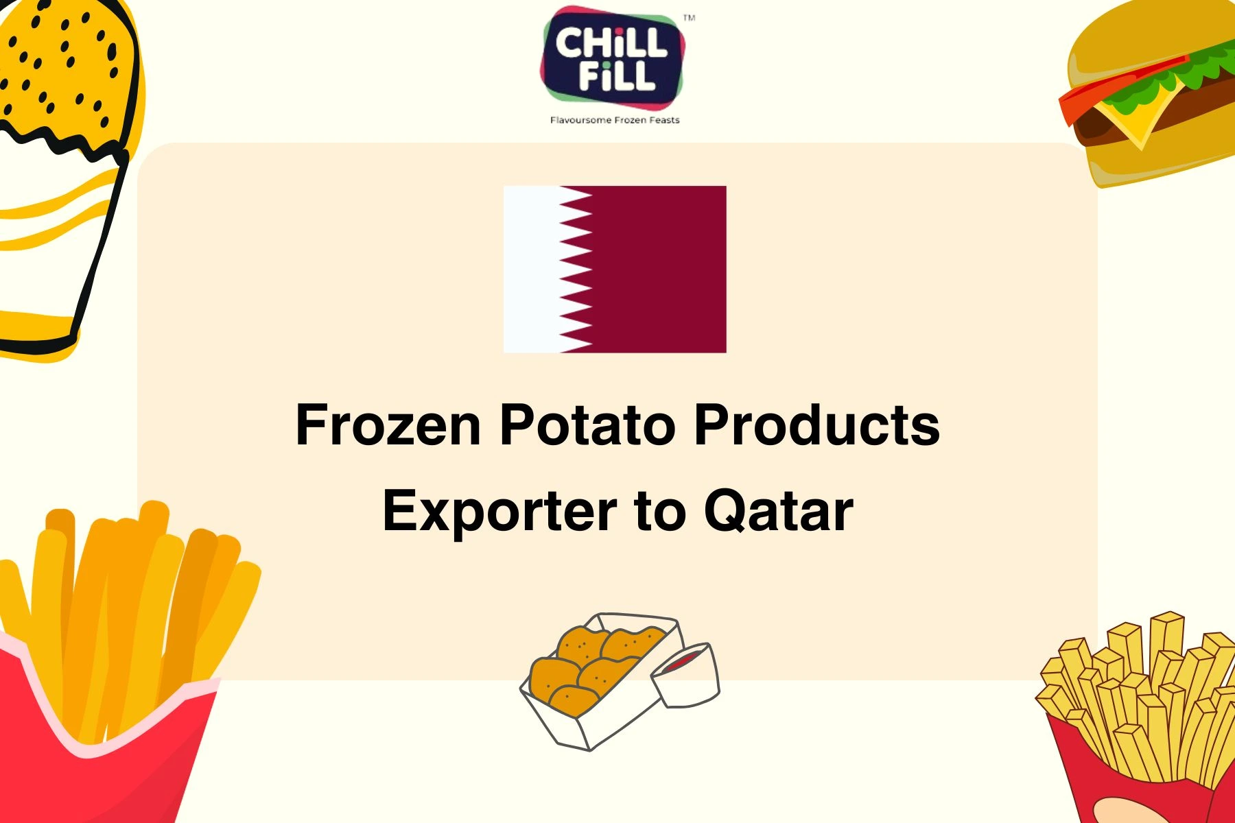 Frozen Potato Products Exporter to Qatar