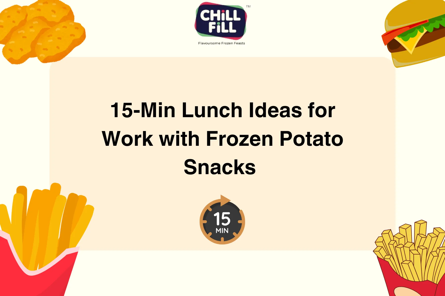 15-Min Lunch Ideas for Work with Frozen Potato Snacks