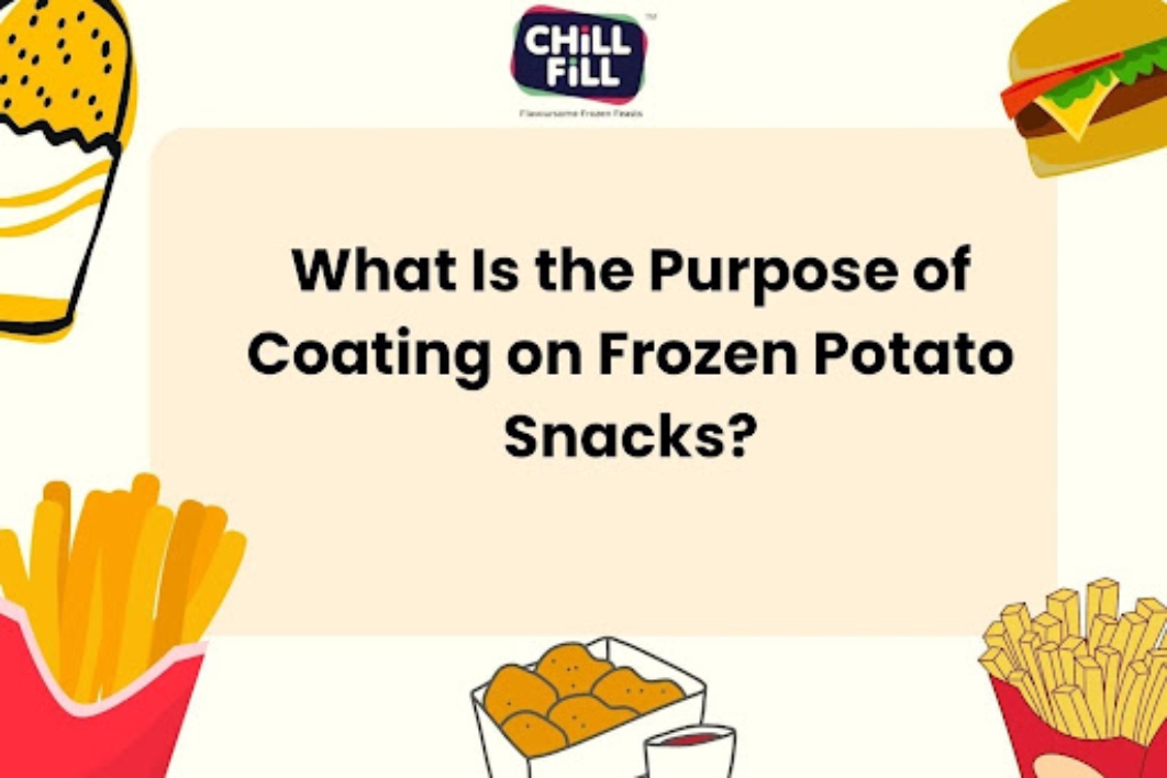 What is the Purpose of Coating on Frozen Potato Snacks?